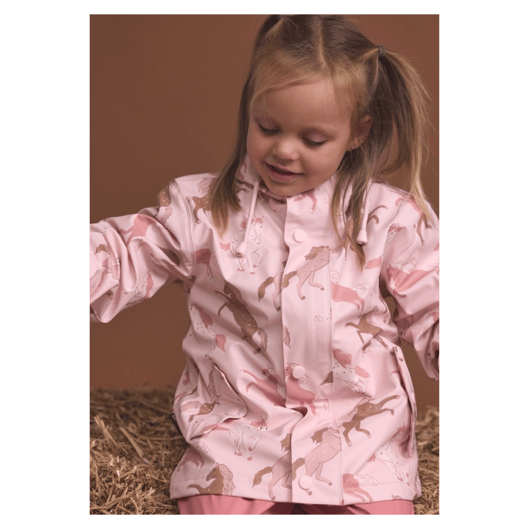 Crywolf 1 Year to 5 Years Explorer Jacket - Blush Ponies
