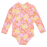 Crywolf 1 Year to 5 Years Long Sleeve Swimsuit - Hibiscus Daze