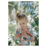 Crywolf 1 Year to 5 Years Long Sleeve Swimsuit - Tropical Floral