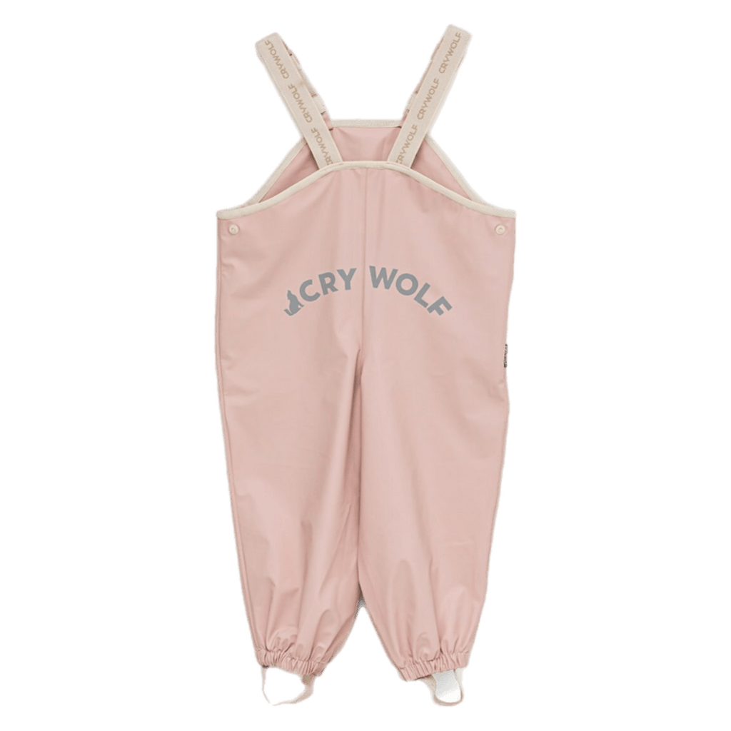 Crywolf 1 Year to 5 Years Rain Overalls - Dusty Pink