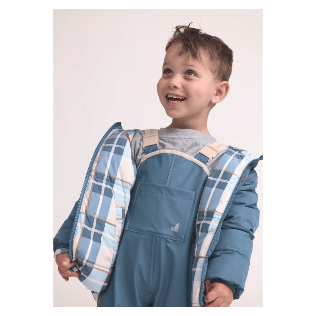 Crywolf 1 Year to 5 Years Rain Overalls - Highland Blue