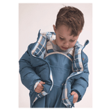 Crywolf 1 Year to 5 Years Rain Overalls - Highland Blue