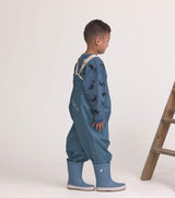 Crywolf 1 Year to 5 Years Rain Overalls - Highland Blue