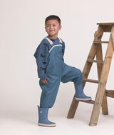 Crywolf 1 Year to 5 Years Rain Overalls - Highland Blue