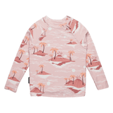 Crywolf 1 Year to 5 Years Rash Vest - Sunset Lost Island