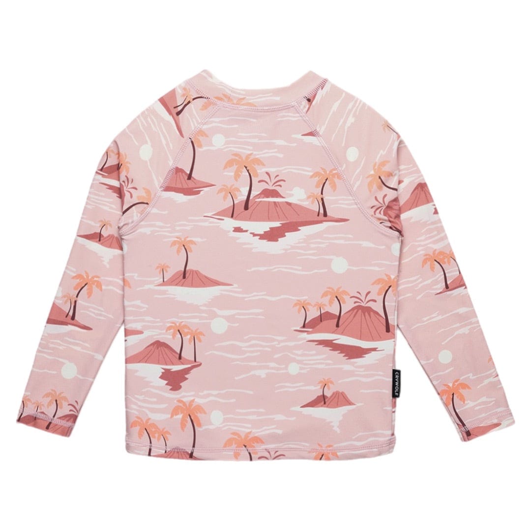 Crywolf 1 Year to 5 Years Rash Vest - Sunset Lost Island
