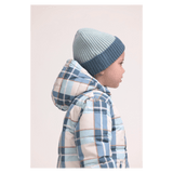 Crywolf 1 Year to 5 Years Reversible Eco-Puffer - Blue Plaid