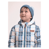 Crywolf 1 Year to 5 Years Reversible Eco-Puffer - Blue Plaid