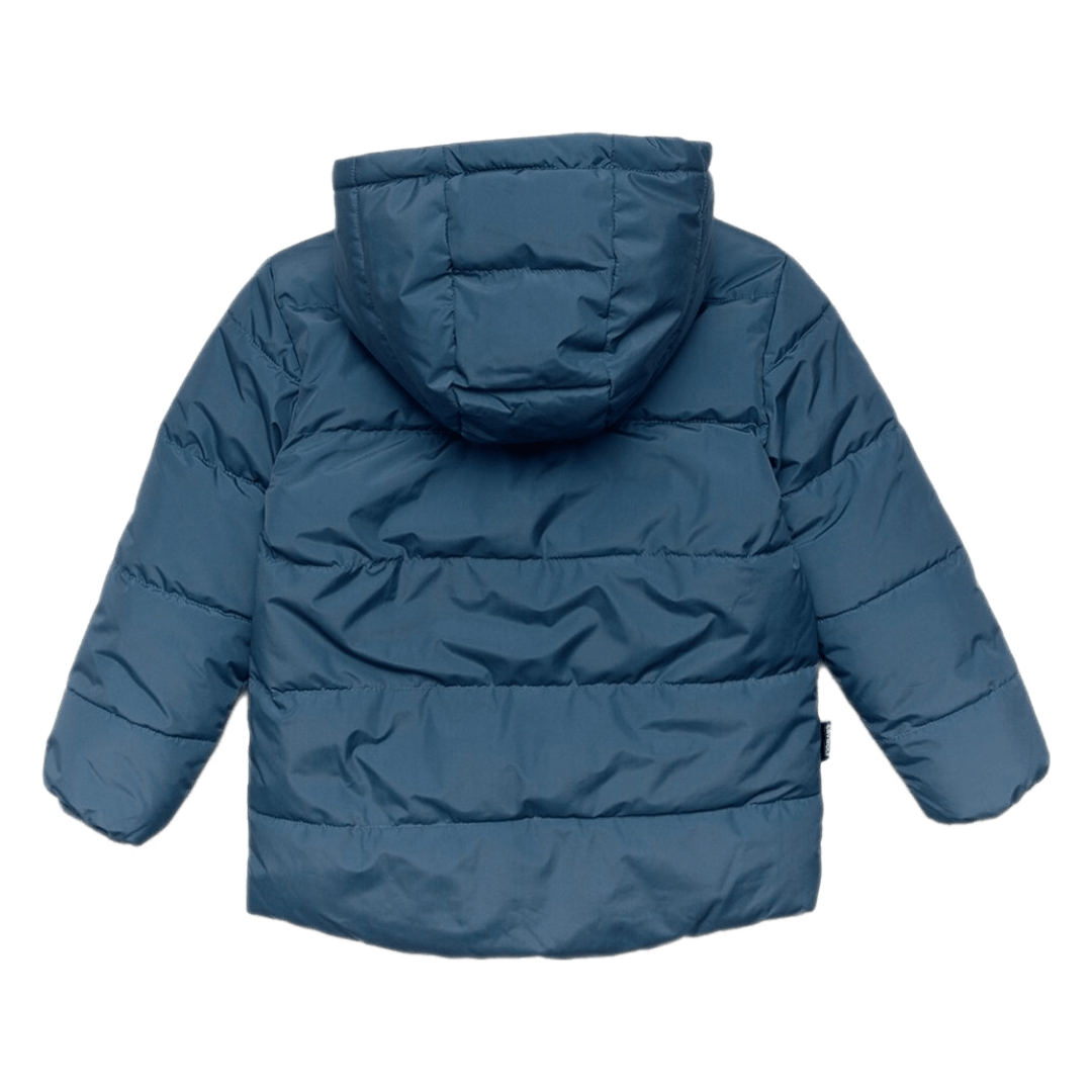 Crywolf 1 Year to 5 Years Reversible Eco-Puffer - Blue Plaid