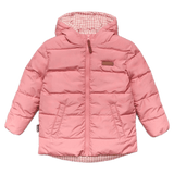 Crywolf 1 Year to 5 Years Reversible Eco-Puffer - Rose Gingham