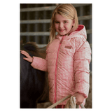 Crywolf 1 Year to 5 Years Reversible Eco-Puffer - Rose Gingham