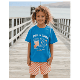 Crywolf 1 Year to 5 Years Sun Smart T-Shirt - Fish n' Chips