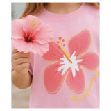 Crywolf 1 Year to 5 Years Sun Smart T-Shirt - Hibiscus Daze