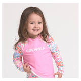 Crywolf 3-6 Months to 2 Years Baby Rash Vest - Berry Garden