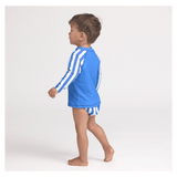 Crywolf 3-6 Months to 2 Years Baby Rash Vest - Deep Sea Stripe