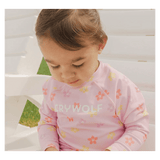 Crywolf 3-6 Months to 3 Years Baby Rash Vest - Hibiscus Bloom