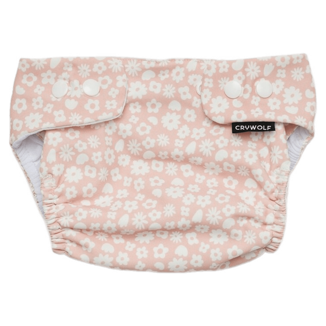 Crywolf 6-12 Months to 1-2 Years 6-12M Reusable Swim Nappy - Ditsy Floral