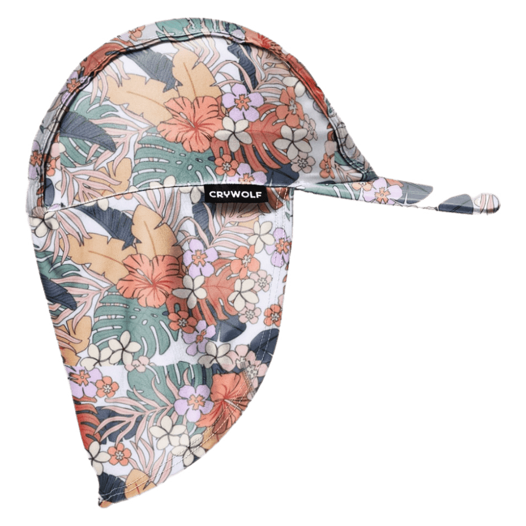 Crywolf 6-12 Months to 1-2 Years Legionnaire Hat - Tropical Floral