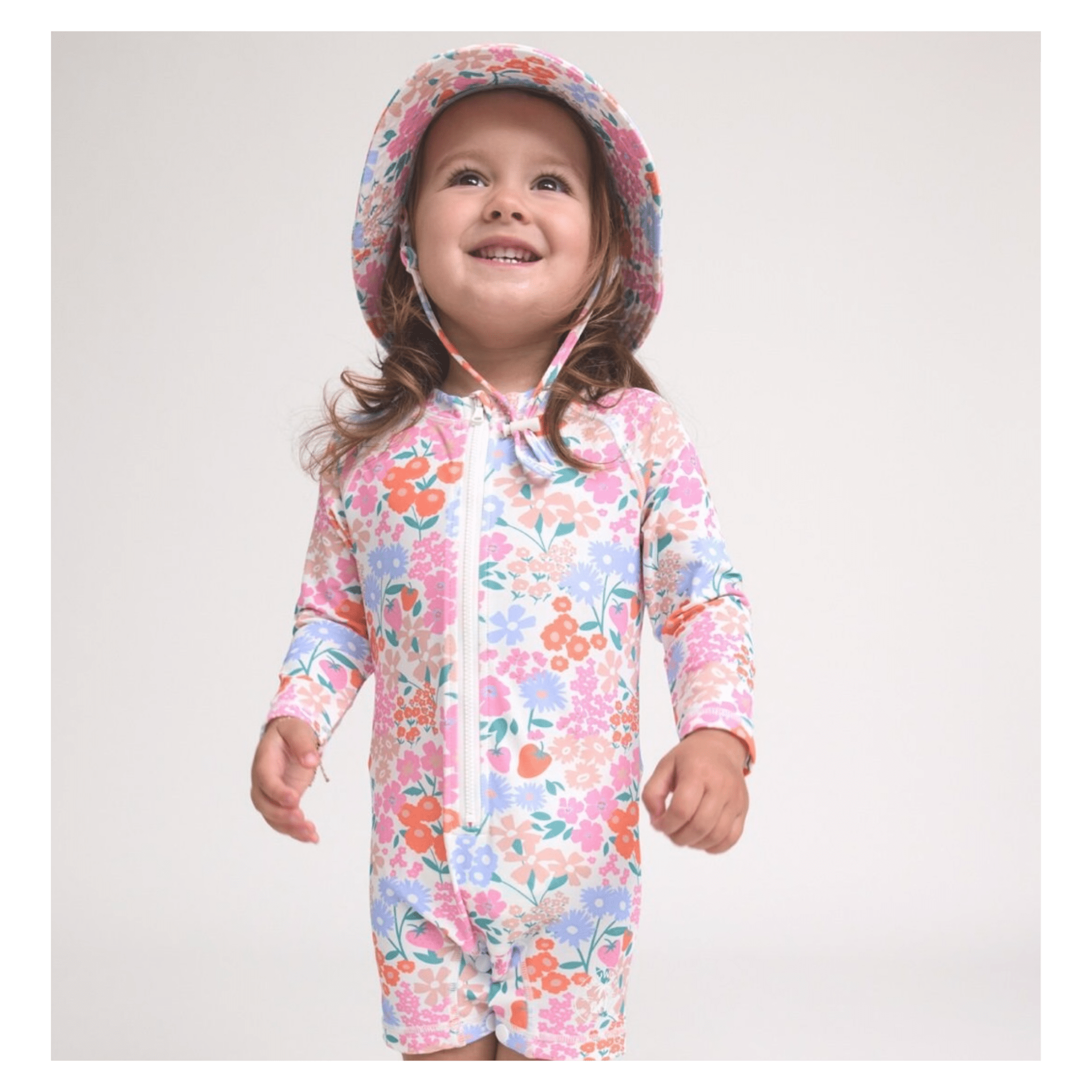 Crywolf 6-12 Months to 2 Years Rash Suit - Berry Garden