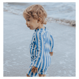 Crywolf 6-12 Months to 2 Years Rash Suit - Deep Sea Stripe