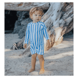 Crywolf 6-12 Months to 2 Years Rash Suit - Deep Sea Stripe