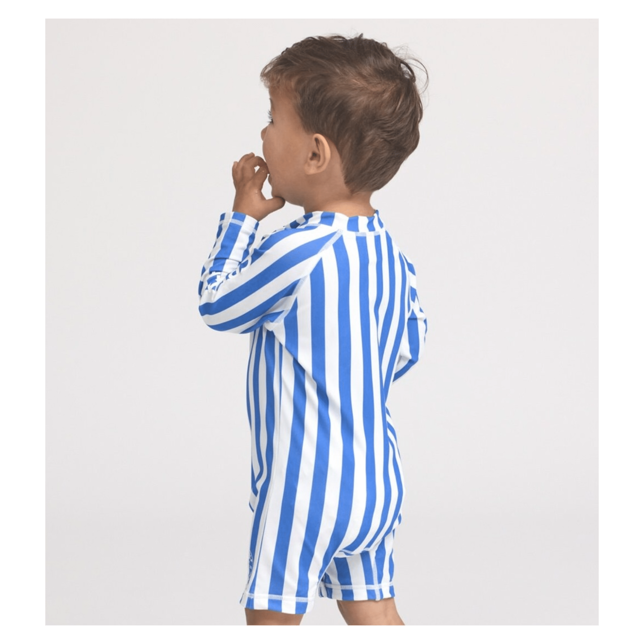 Crywolf 6-12 Months to 2 Years Rash Suit - Deep Sea Stripe