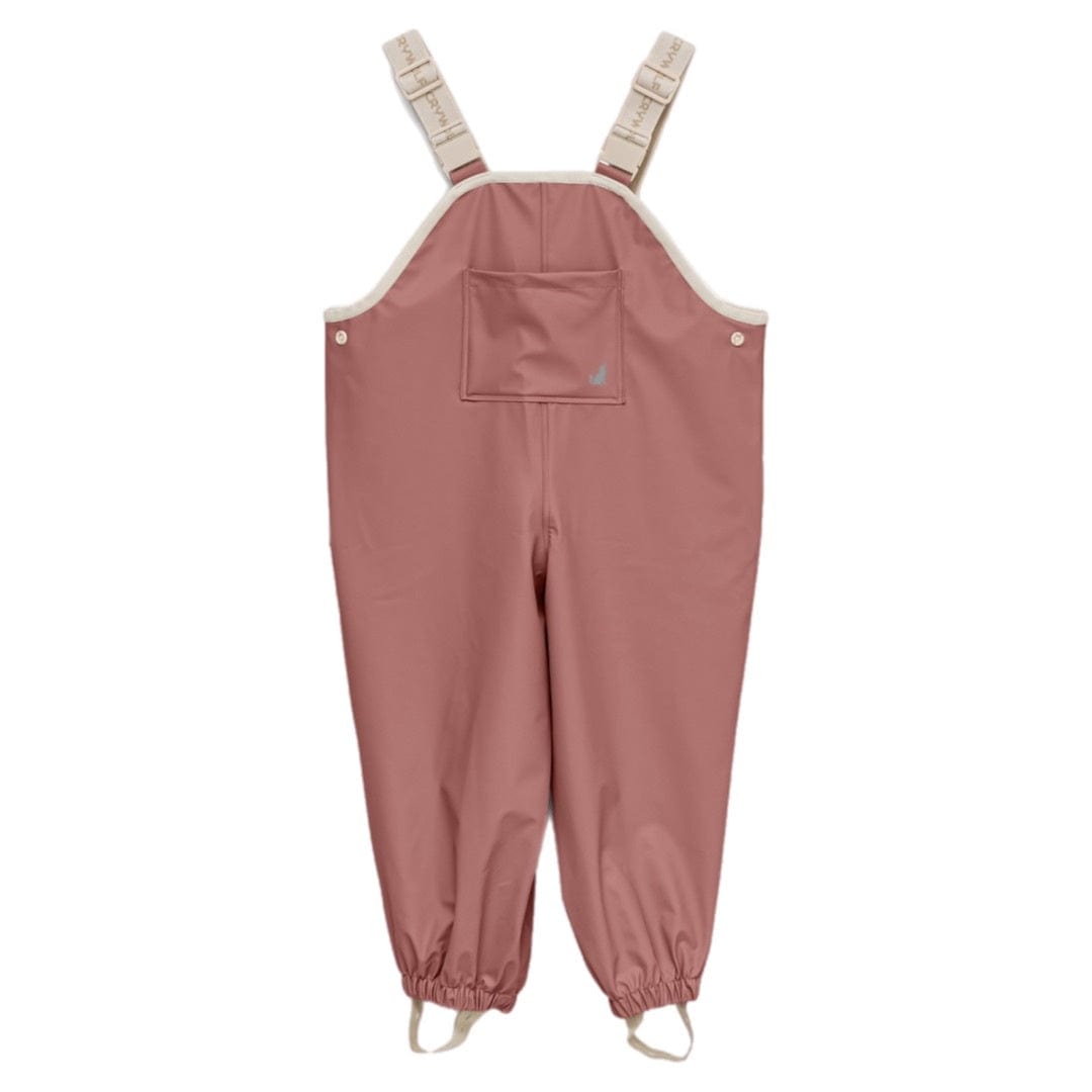 Crywolf 6-12 Months to 5 Years Rain Overalls - Rosewood