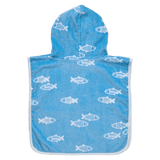 Crywolf One Size Baby Hooded Towel - Fish School