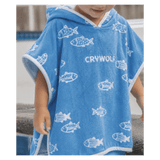 Crywolf One Size Baby Hooded Towel - Fish School