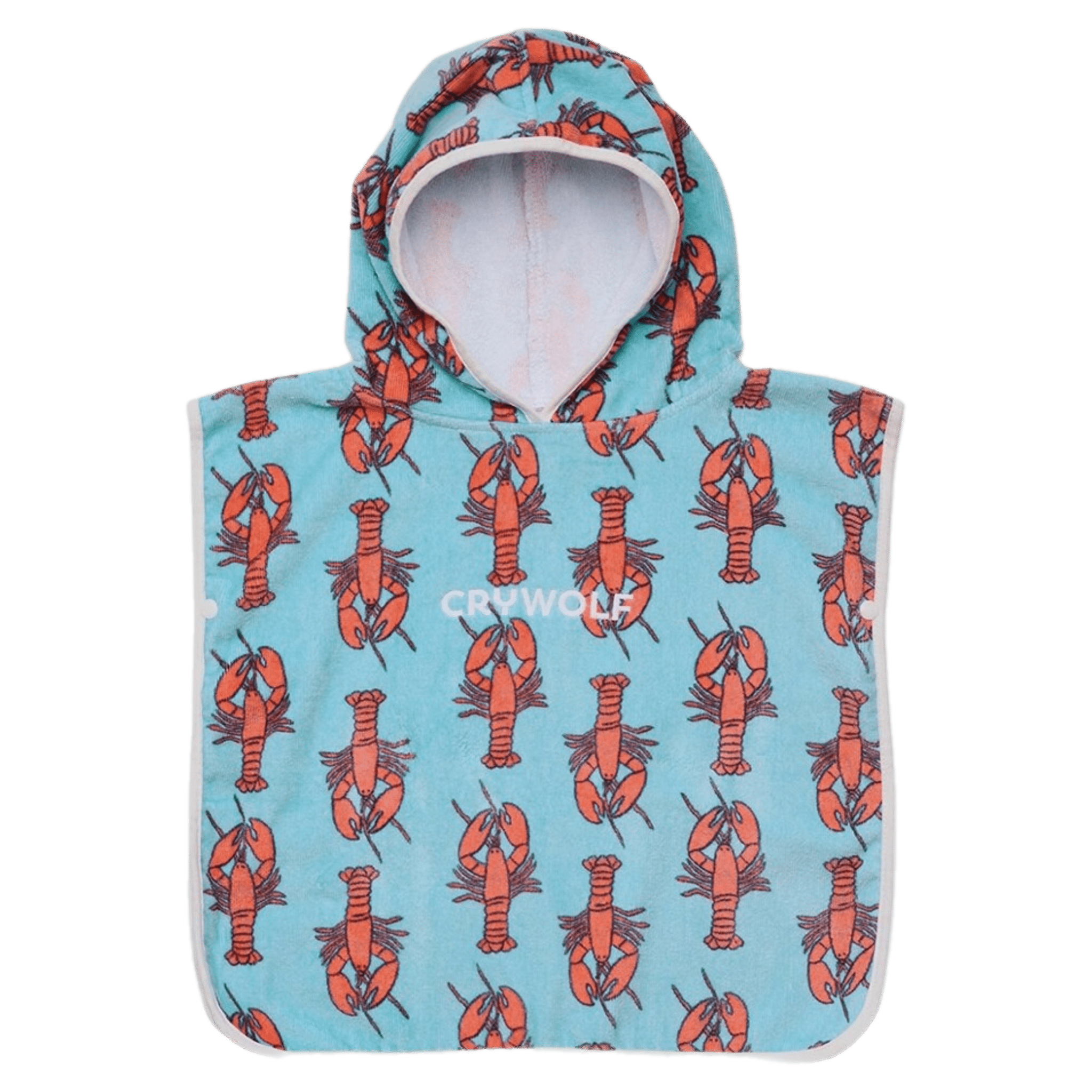 Crywolf One Size Baby Hooded Towel - Little Lobsters