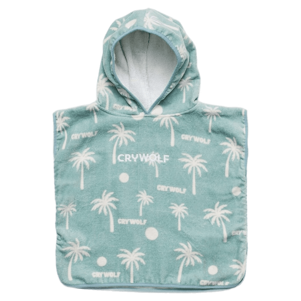 Crywolf One Size Baby Hooded Towel - Pacific Blue