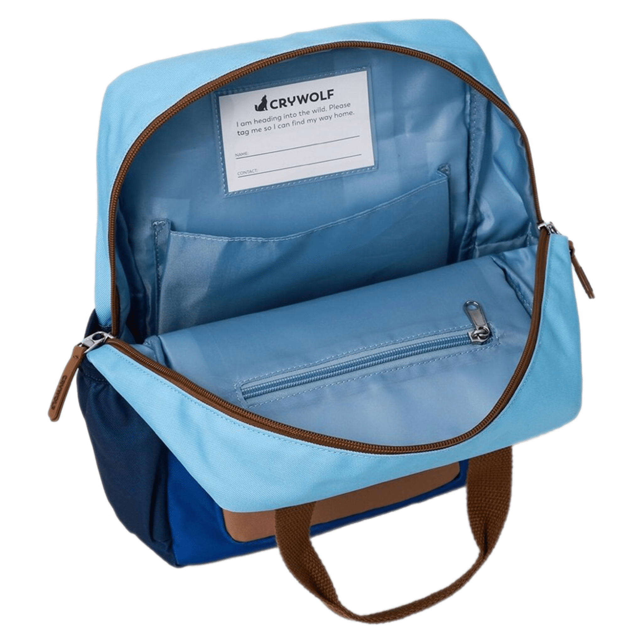 Crywolf One Size Mini Backpack - Deep Sea Colourblock