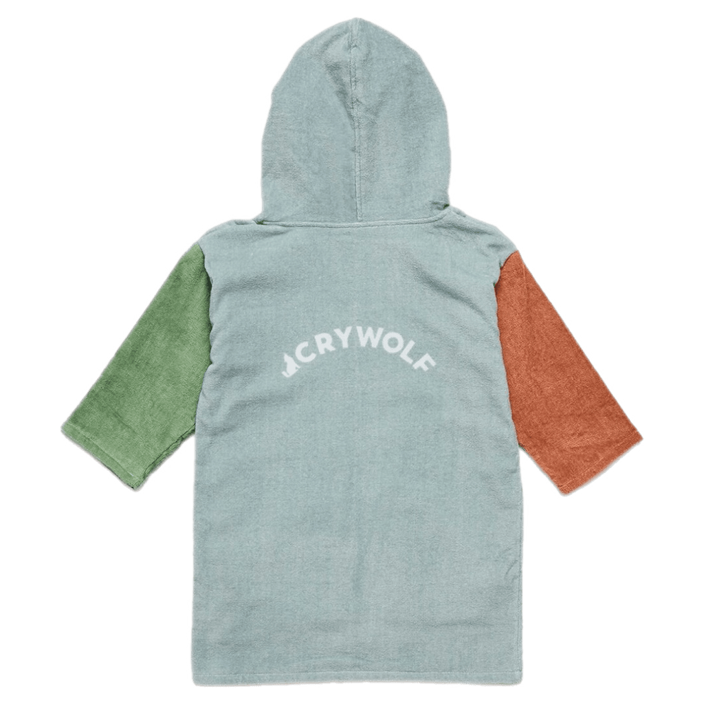 Crywolf Small/Medium Everywhere Zip-Up Towel - Ocean Colour Block