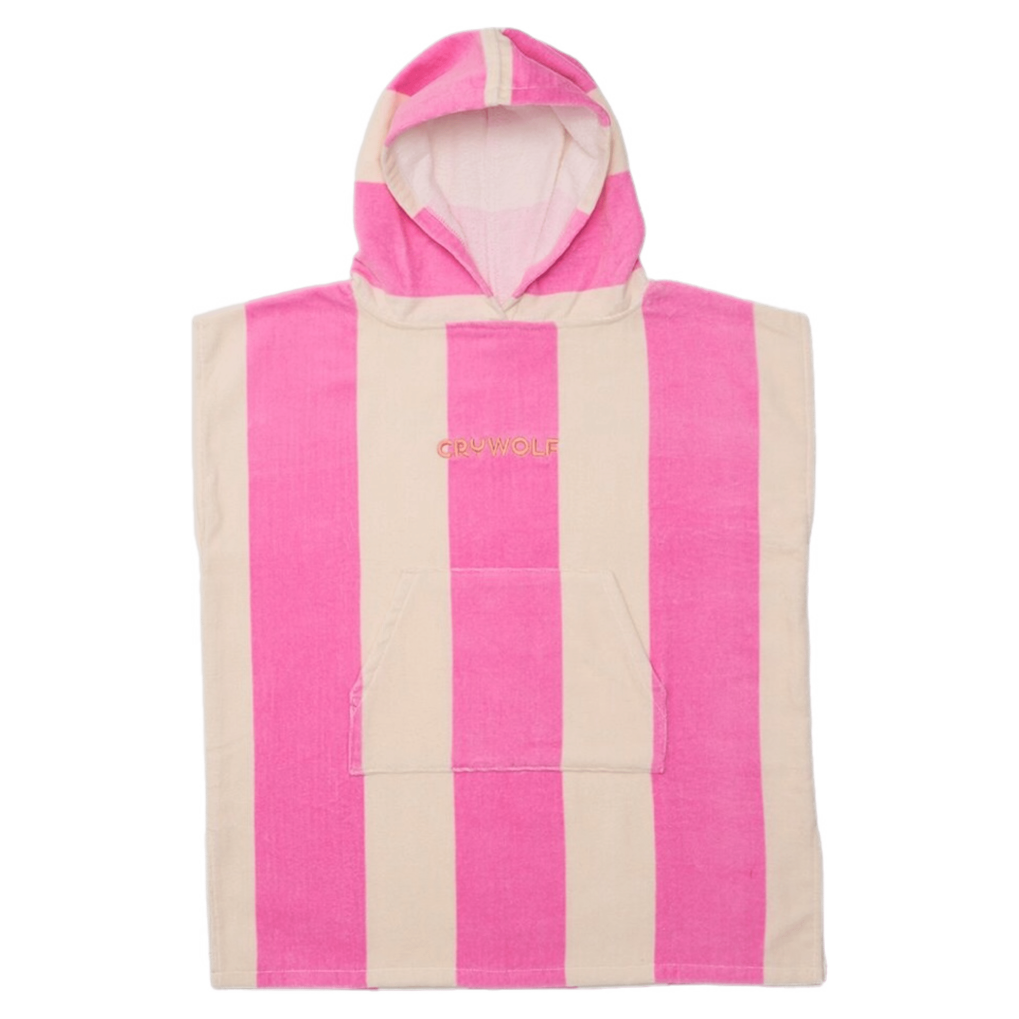 Crywolf Small/Medium SM Hooded Towel - Candy Stripe