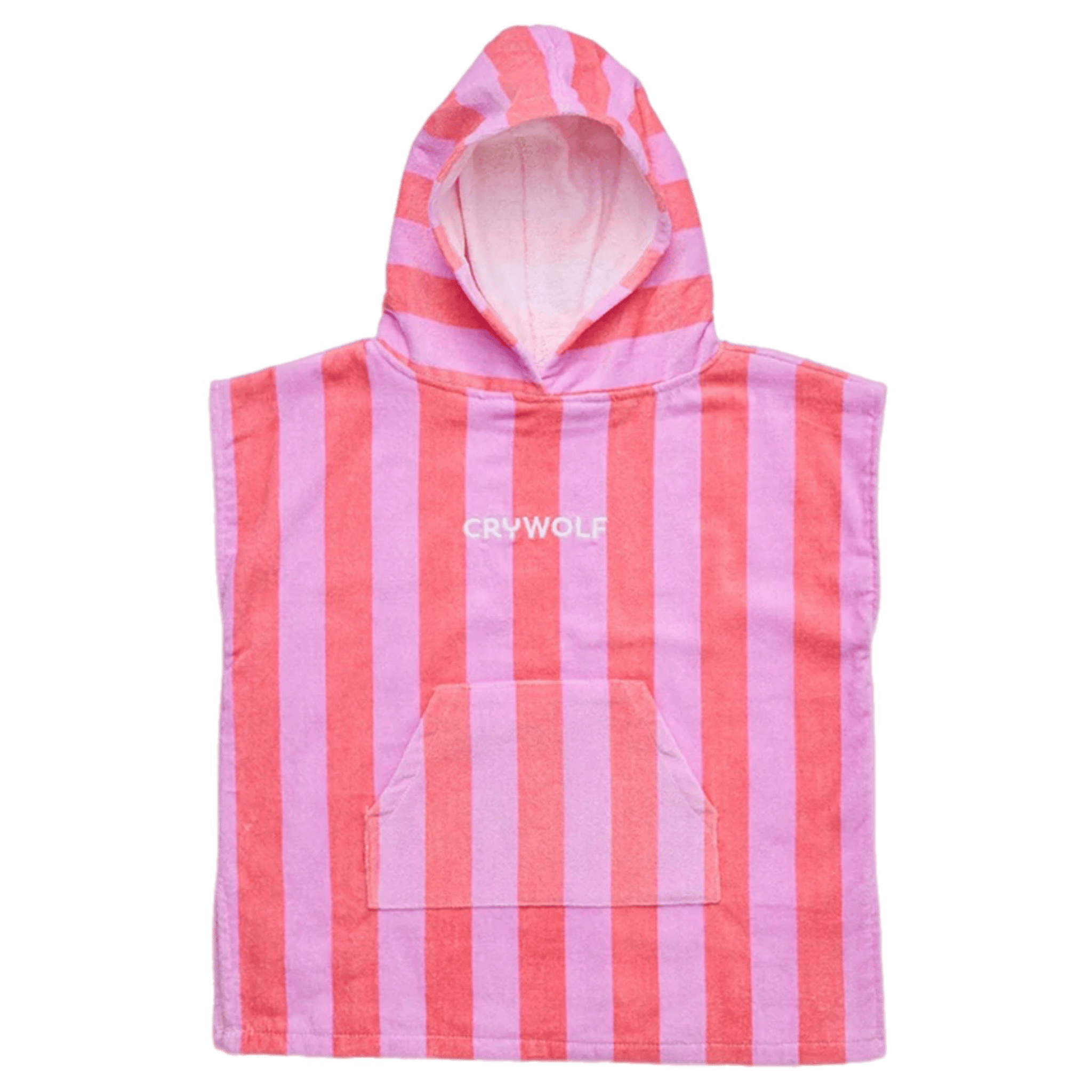 Crywolf Small/Medium SM/MD Hooded Towel - Flamingo Stripe