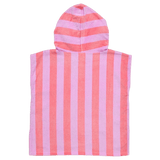 Crywolf Small/Medium SM/MD Hooded Towel - Flamingo Stripe