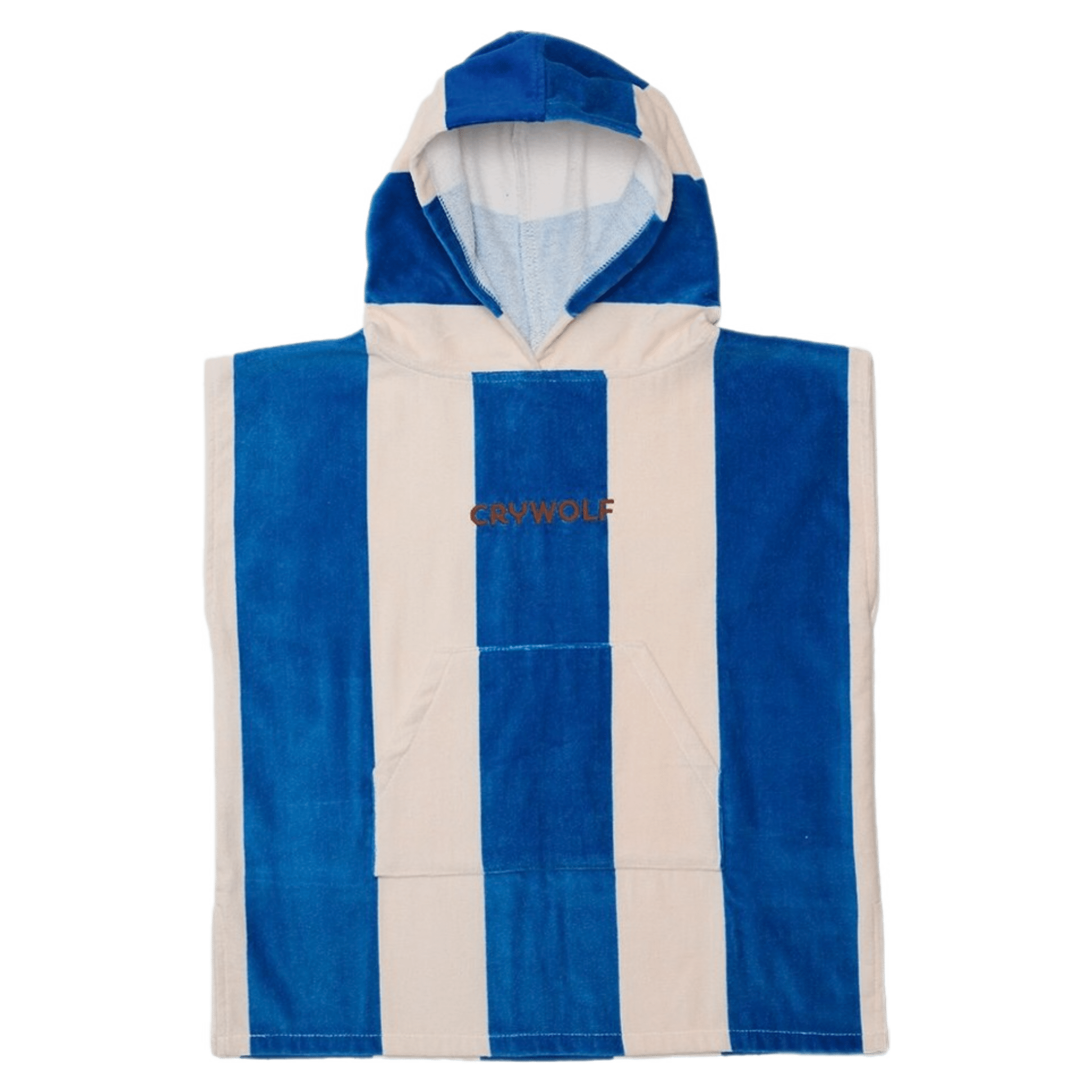 Crywolf Small SM Hooded Towel - Deep Sea Stripe