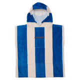 Crywolf Small SM Hooded Towel - Deep Sea Stripe