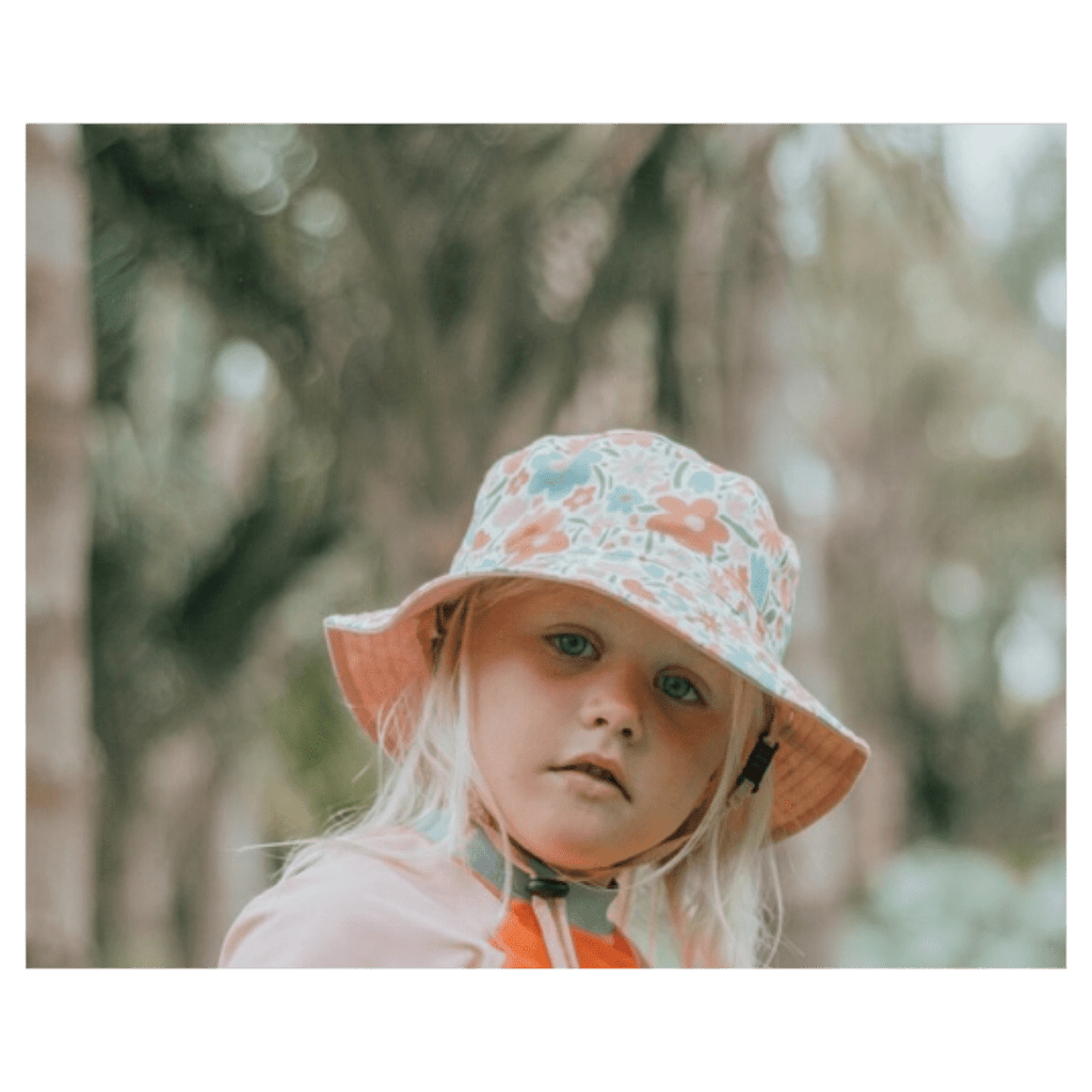 Crywolf Small to Medium Reversible Bucket Hat - Flower Market