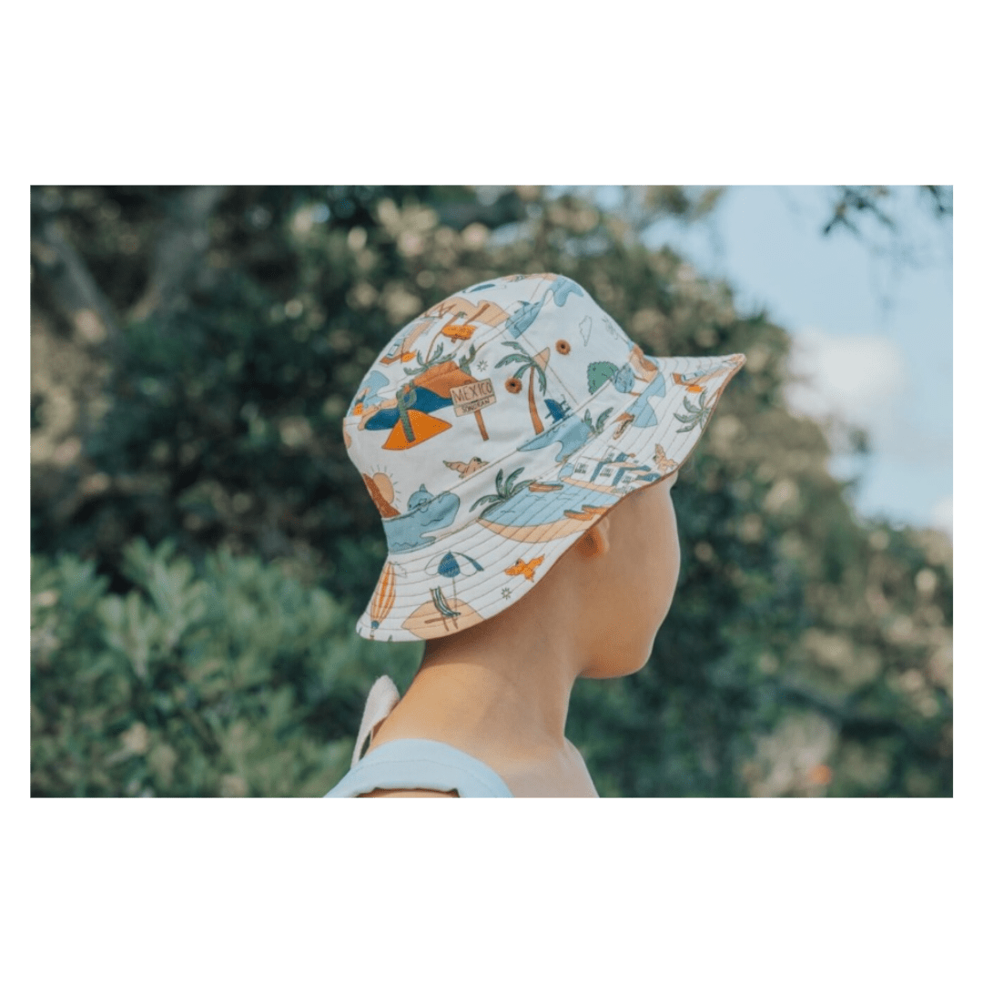 Crywolf Small to Medium Reversible Bucket Hat - Paradise
