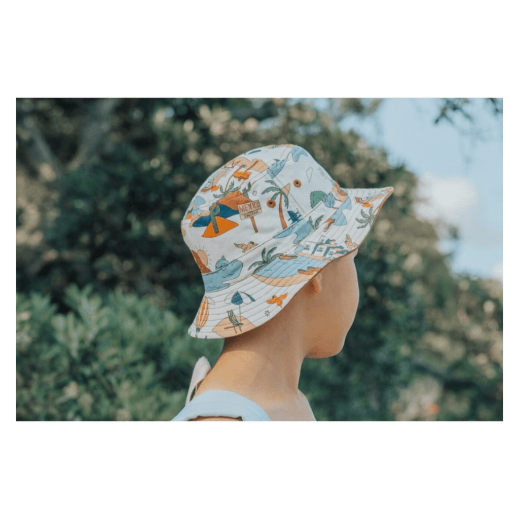 Crywolf Small to Medium Reversible Bucket Hat - Paradise