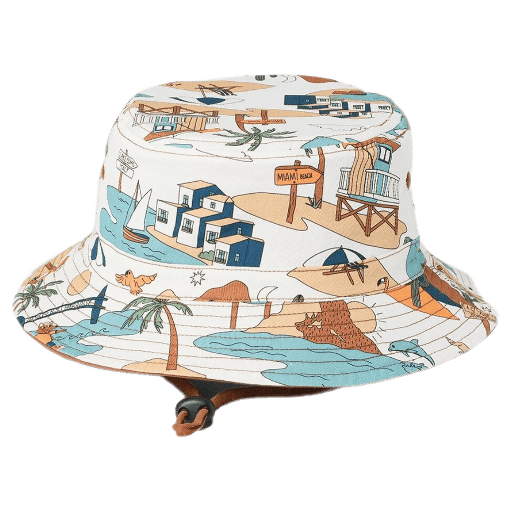 Crywolf Small to Medium Reversible Bucket Hat - Paradise