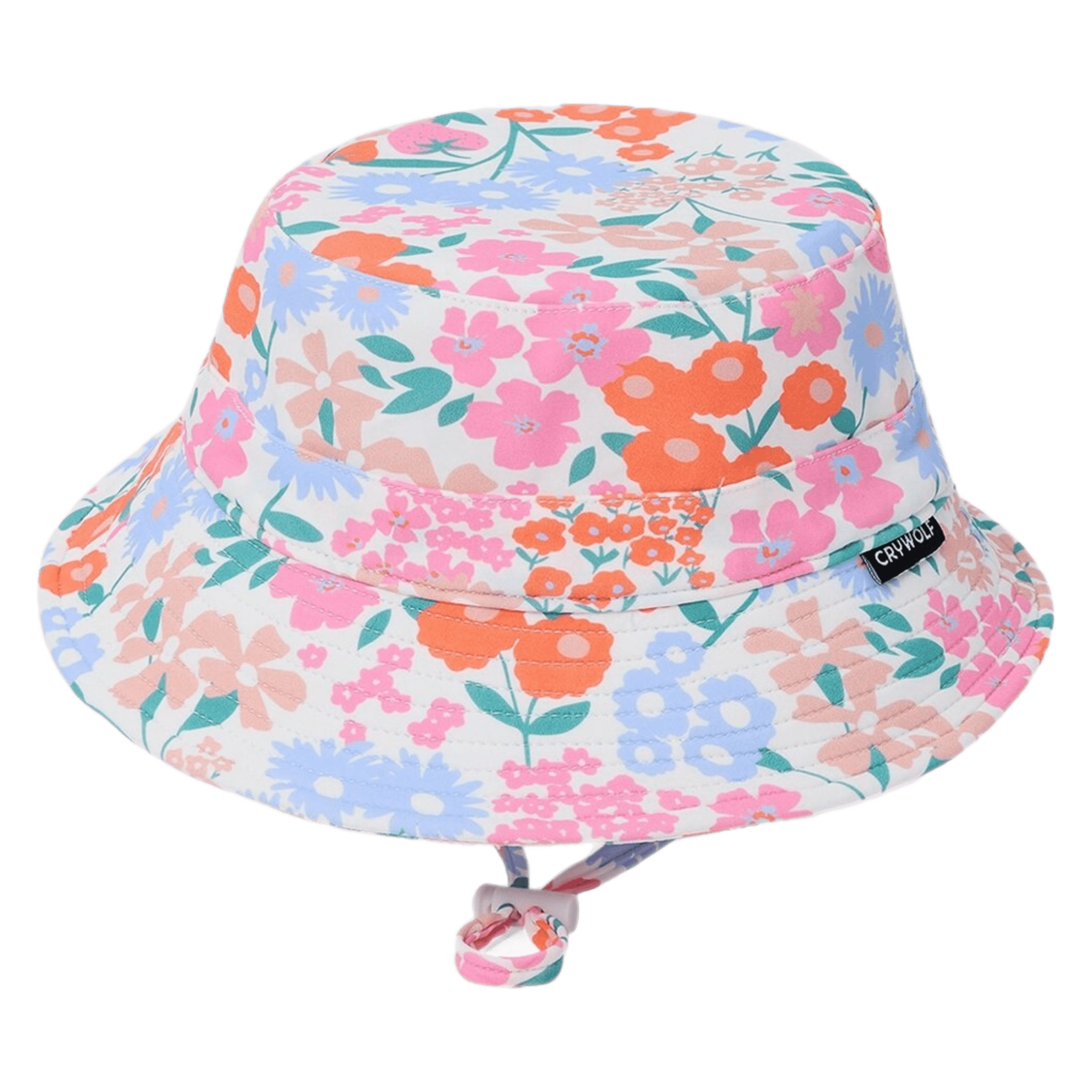 Crywolf XSmall to Medium Swim Bucket Hat - Berry Garden