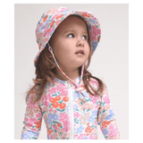 Crywolf XSmall to Medium Swim Bucket Hat - Berry Garden