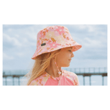 Crywolf XSmall to Medium Swim Bucket Hat - Hibiscus Daze