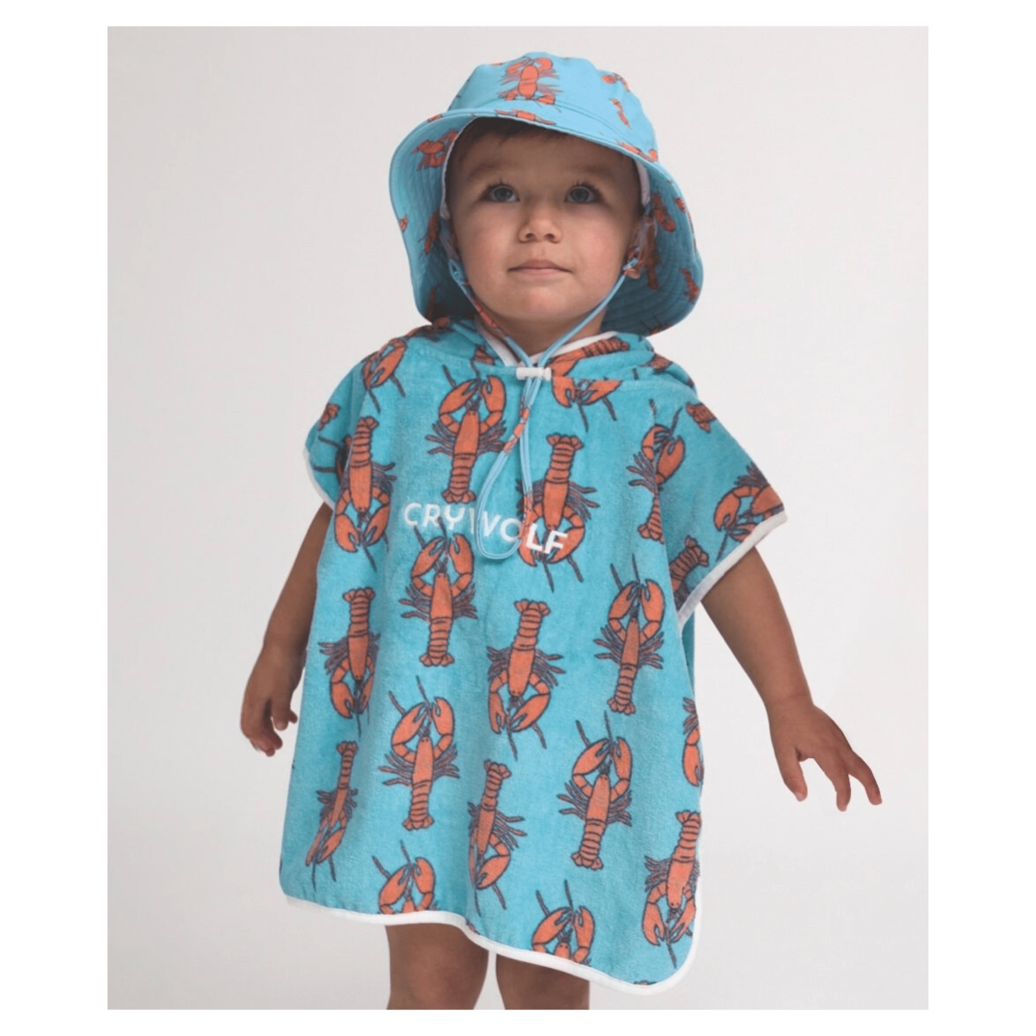 Crywolf XSmall to Medium Swim Bucket Hat - Little Lobsters