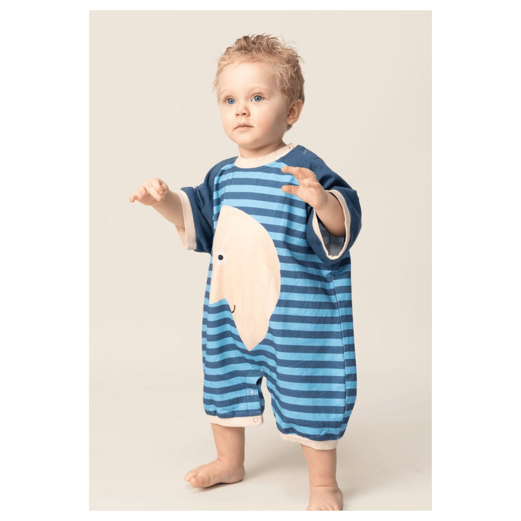 Das Ist Maurice 0-3 Months to 12-18 Months Romper - Manny the Moon