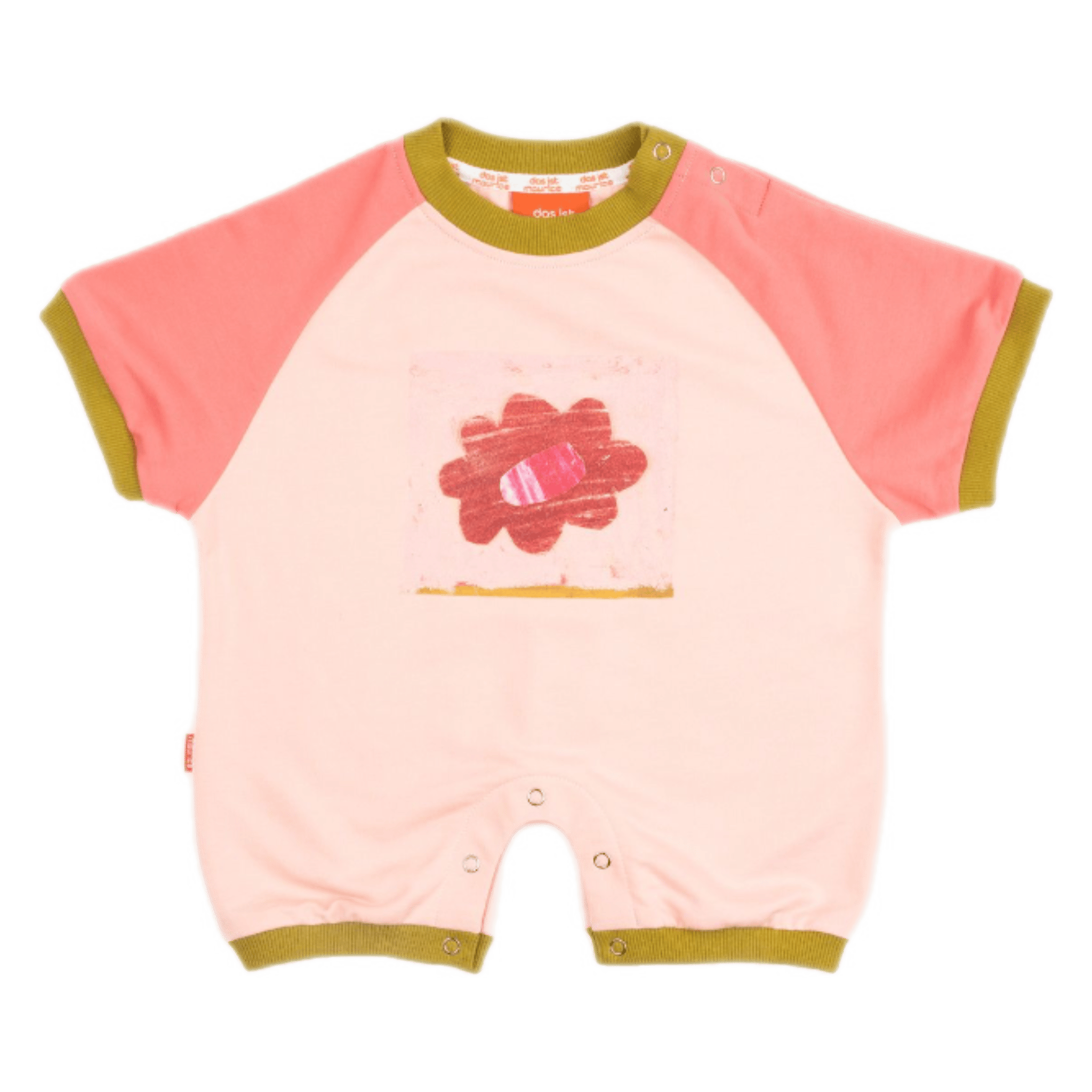 Das Ist Maurice 0-3 Months to 12-18 Months Romper - Pink Petal