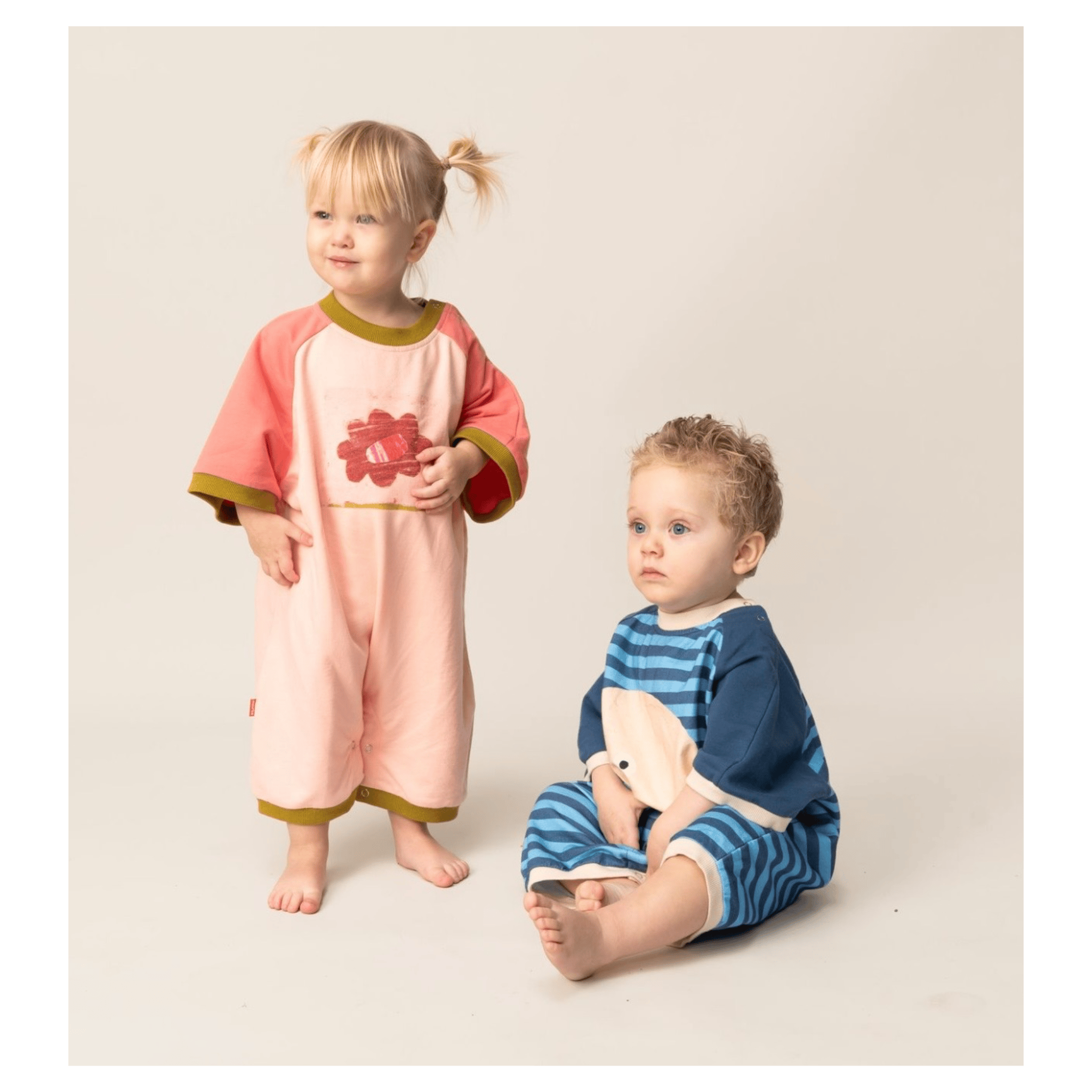 Das Ist Maurice 0-3 Months to 12-18 Months Romper - Pink Petal