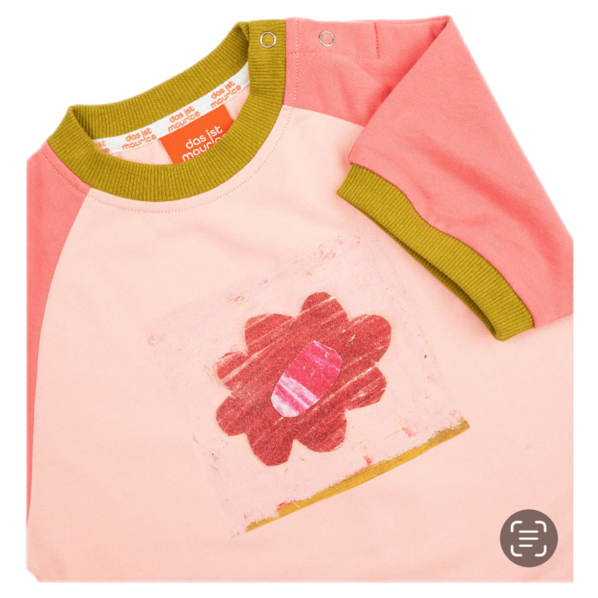 Das Ist Maurice 0-3 Months to 12-18 Months Romper - Pink Petal